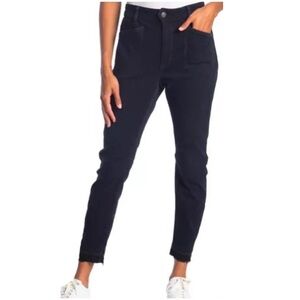FREE People Ivy Midrise Skinny Jeans 24 frayed hem